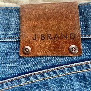 J Brand Men's Blue Kane Slim Straight Leg Distressed Denim Jeans US 32 NWOT